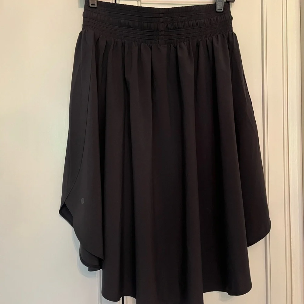 lululemon Black A-Line Drawstring Skirt - Picture 3 of 6